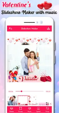 Valentine's Day Video Maker android App screenshot 4